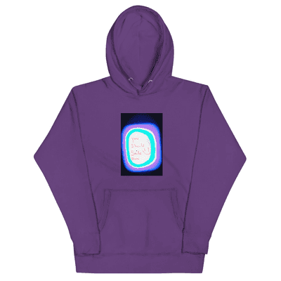 "You Should Smile More" (Unisex Hoodie, Purple)