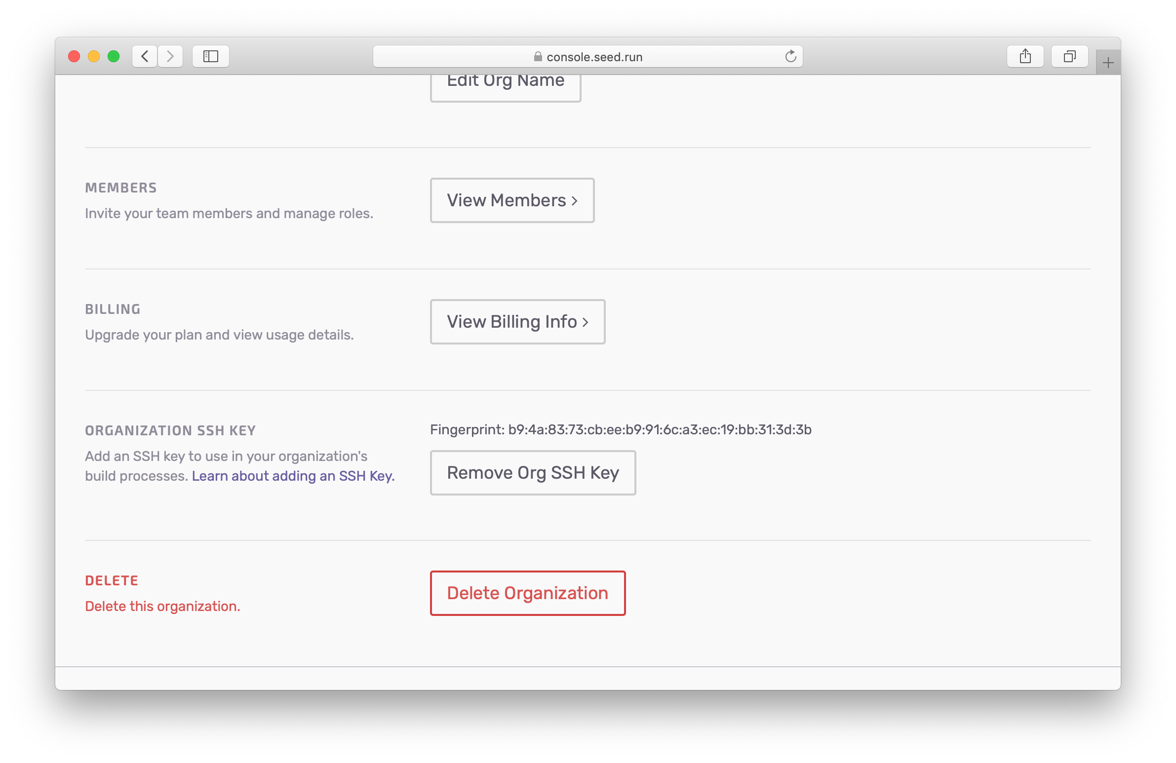 View SSH key fingerprint