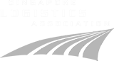 Singapore logistics association white logo
