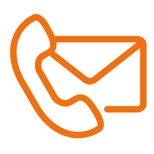 phone and envelope icon