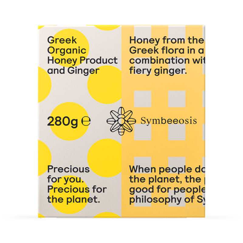 Griechische-Lebensmittel-Griechische-Produkte-griechischer-Bio-Honig-und-Ingwer-280g-symbeeosis