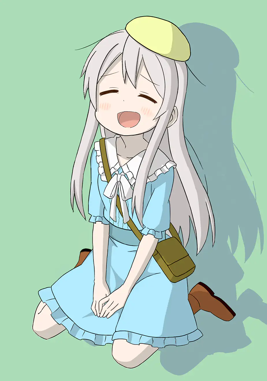 Mahiro has taken up the occupation of a girl scout