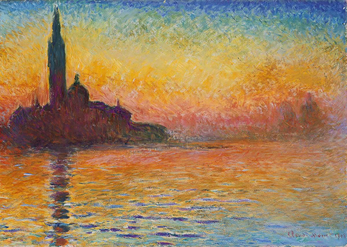 Клод Моне «Сан-Джорджо Маджоре в сумерках», (ок. 1908–1912)