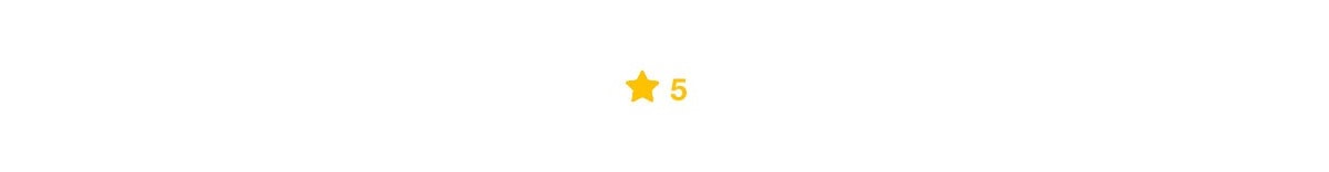 Yellow star icon with a 5 next to it