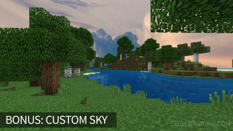 Minecraft Custom Sky shaders
