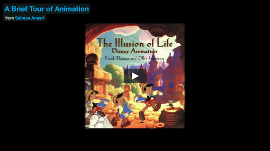 Vimeo: A Brief Tour of Animation by Salman Ansari