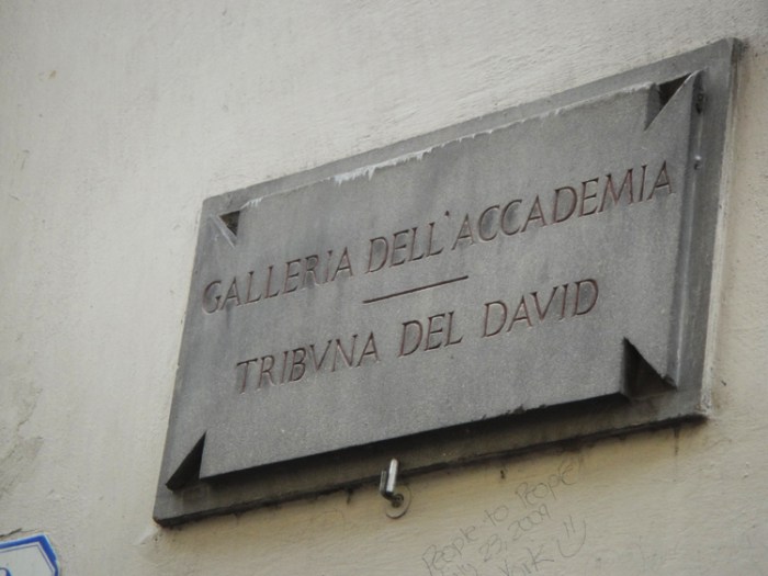 Street sign in Italy by Shauna Panczyszyn