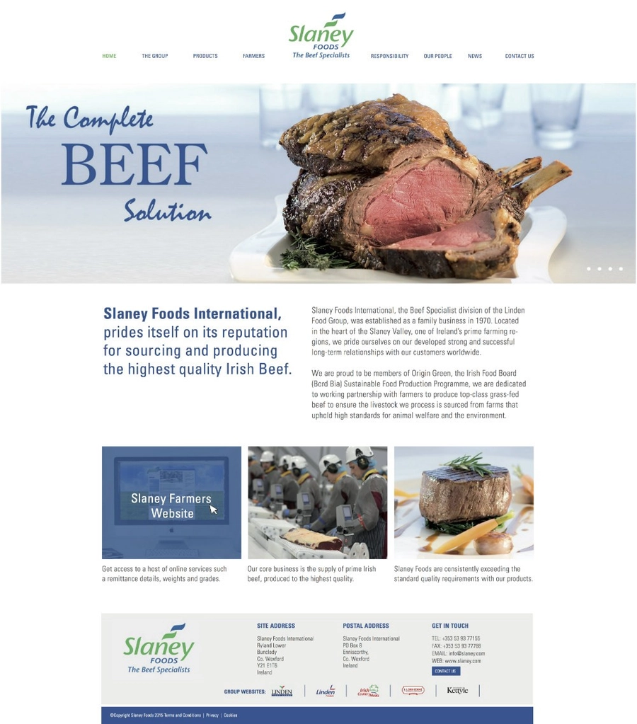 Slaney Foods Website