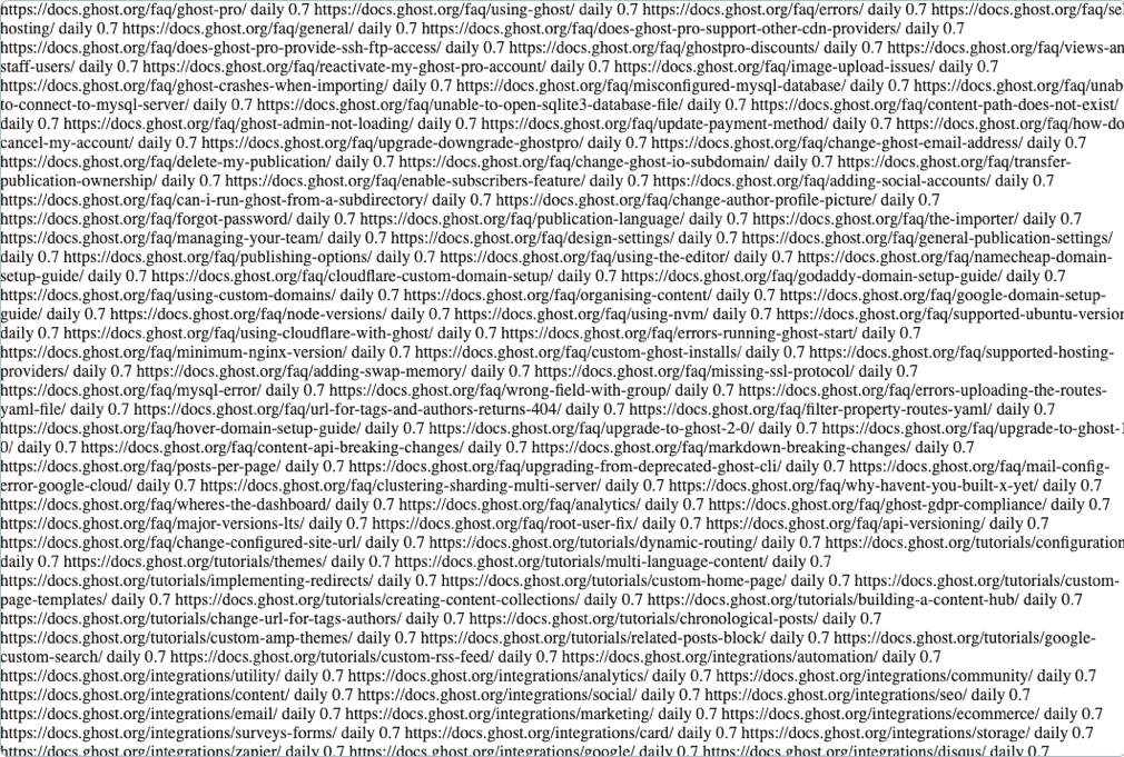 A wall of text, very hard to read.