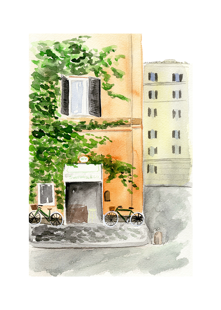 Rome illustration by One and Only Paper