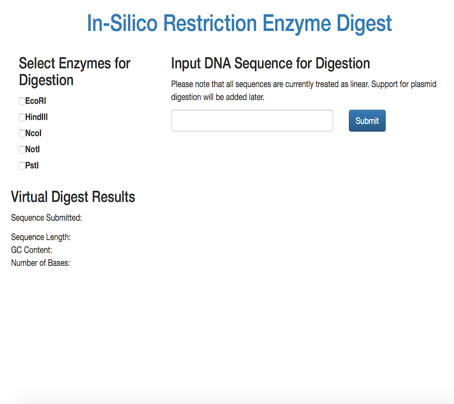 In-silico Digest Thumbnail