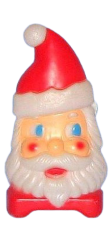 2-Sided Santa Lamp photo