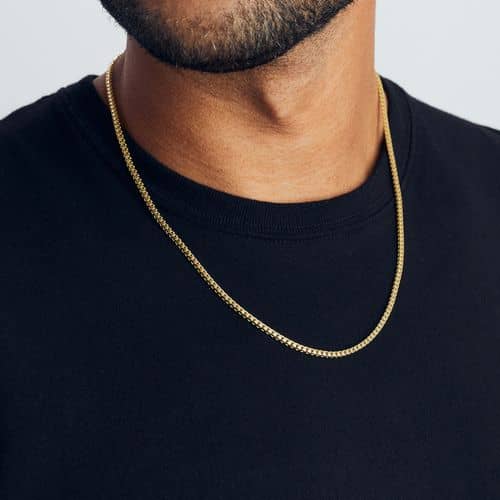 The Fairfax Necklace | 2.5mm Solid Gold Fairfax Chain | JAXXON