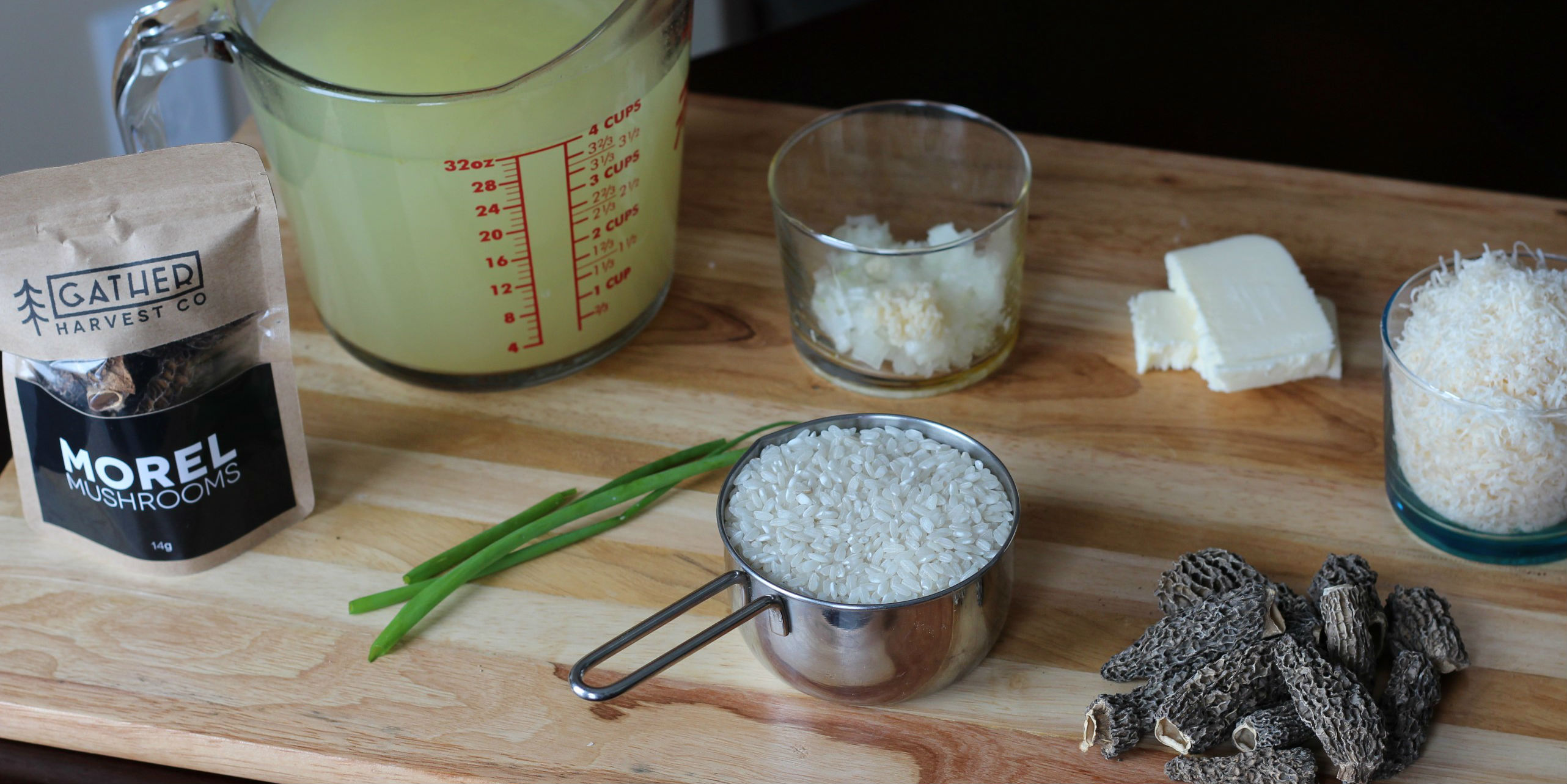 Morel risotto recipe ingredients