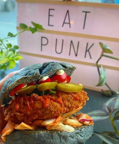 Punk Vegan Hot Burger