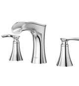 image Pfister Jaida 8 in Widespread 2-Handle Bathroom Faucet in Polished Chrome