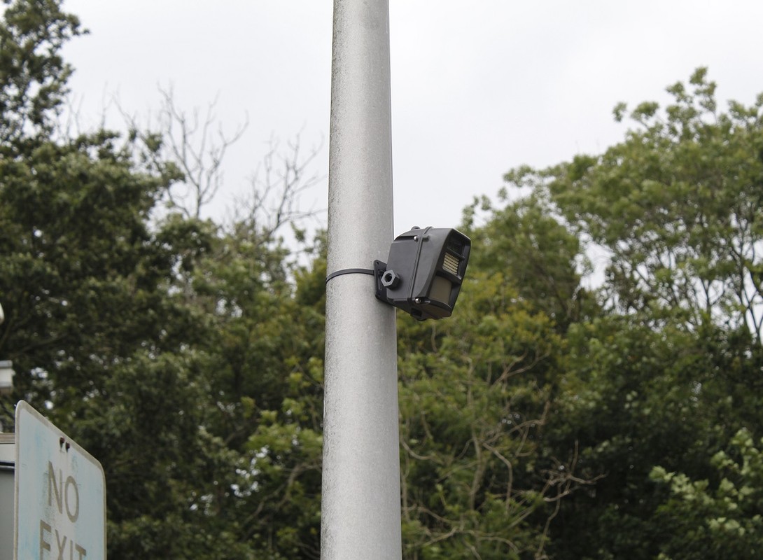 Battery Powered CCTV Camera on Pole
