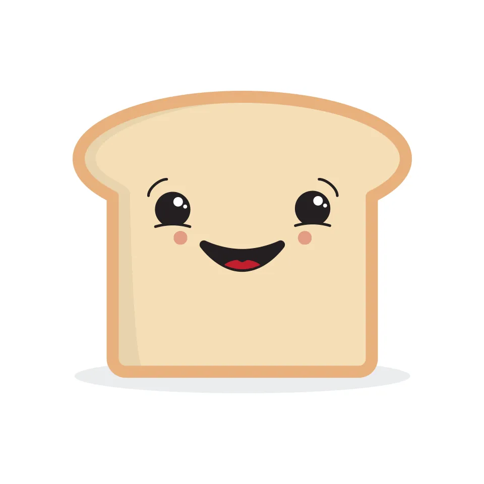 Bread For Breakfast - Toast Mascot