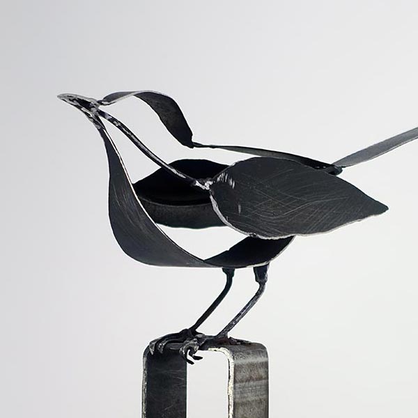 Blackbird painted steel/stainless steel