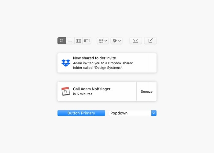 Each desktop UI has been hand-drawn in Framer, making it a breeze to customize.