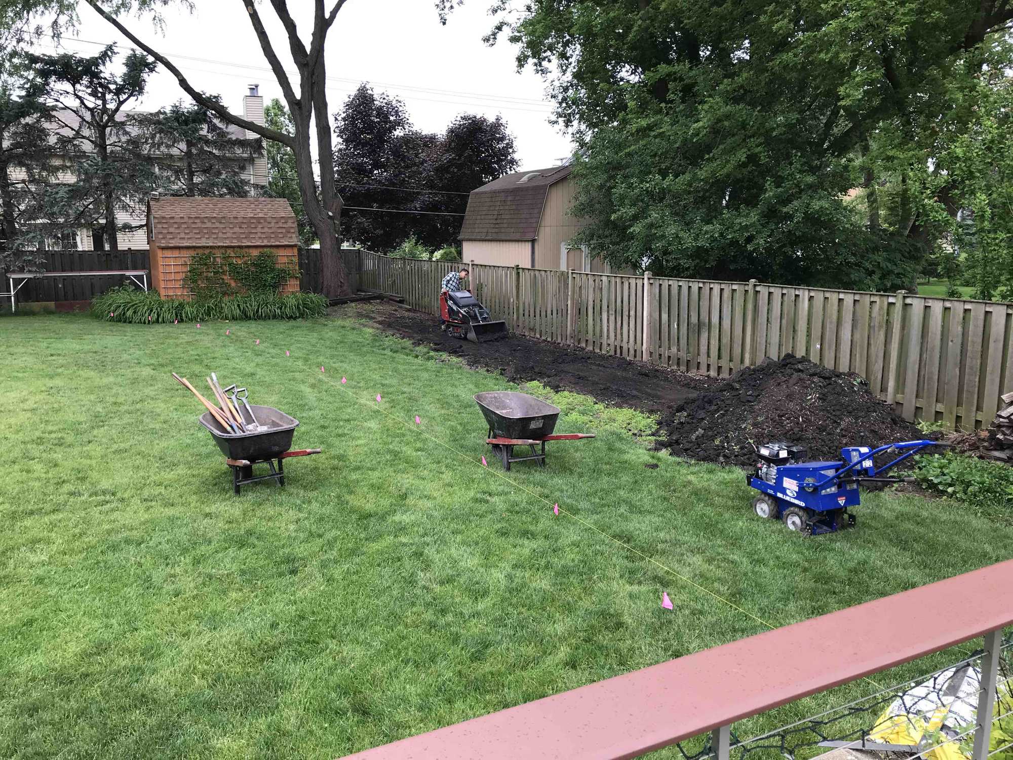 Excess dirt removal Excess dirt removal