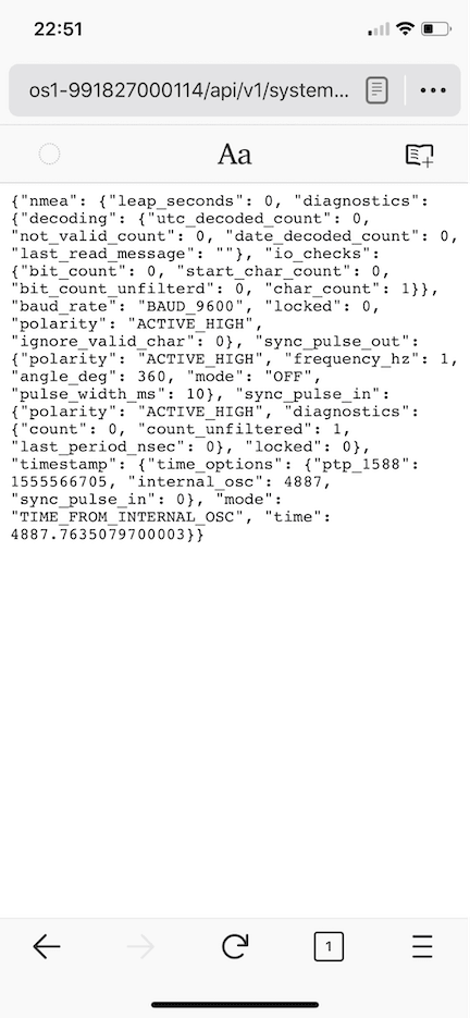 Mobile phone screen containing code.