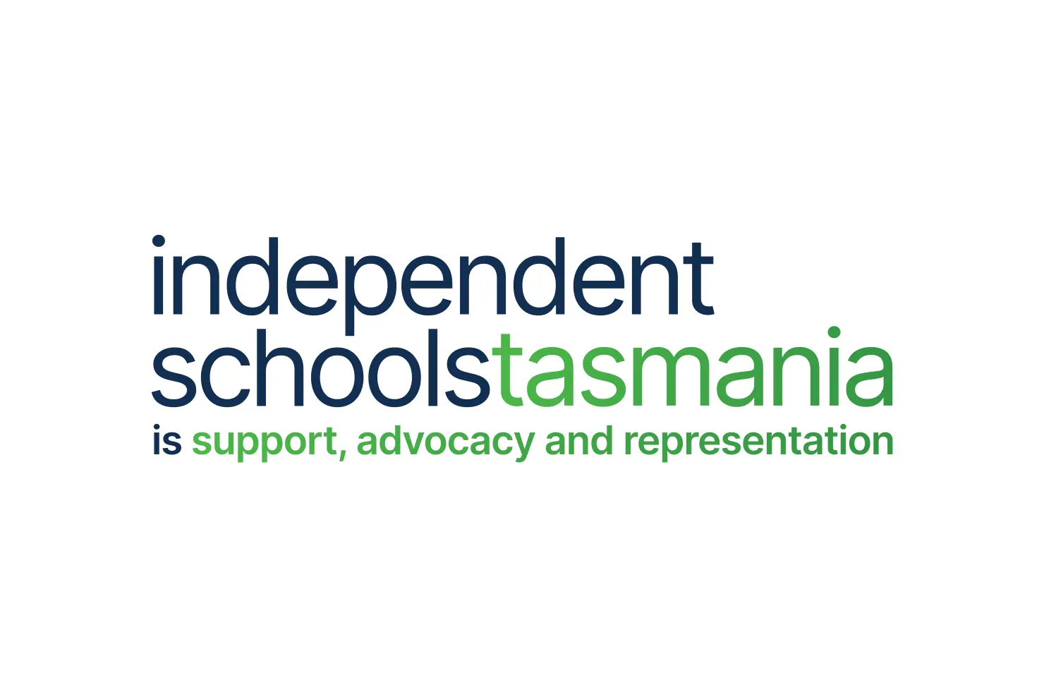 Independent Schools Tasmania - secondary logo lockup