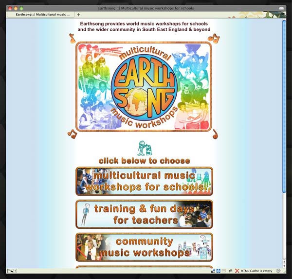 Earthsong - Multicultural music workshops for schools