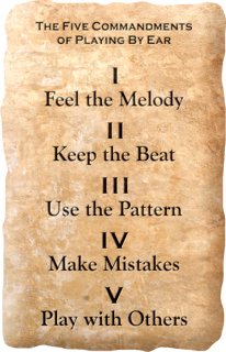 The Five Commandments of Playing By Ear