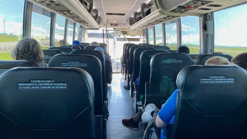 Greyhound bus ride to Rawlins, Wyoming