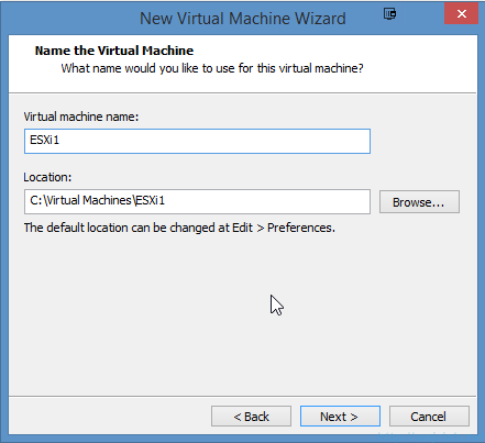 Как установить esxi на vmware workstation