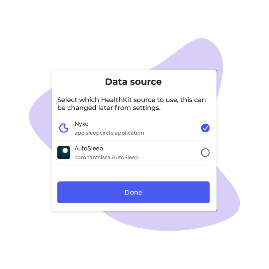 Nyxo data sources