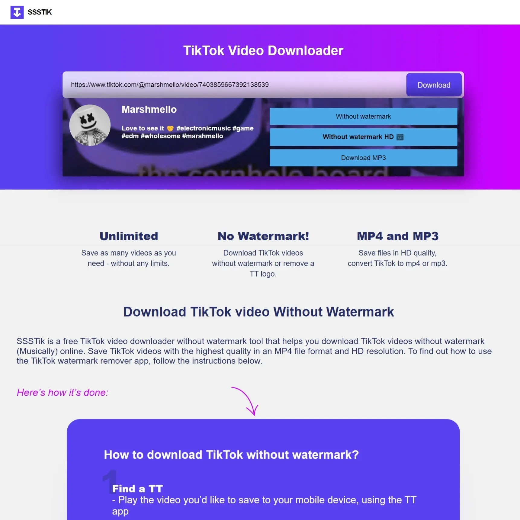 [Source Code] TikTok Downloader