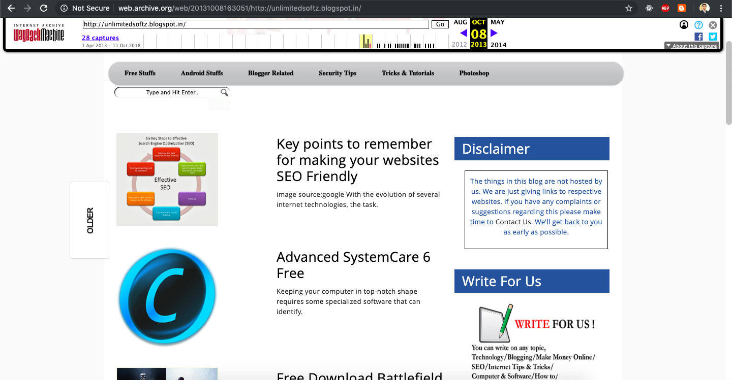 Blogspot website web archive Blogspot website web archive