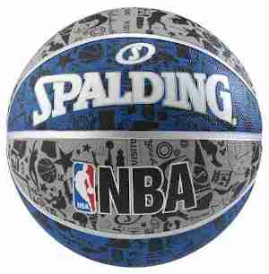 NBA Spalding graffiti basketball