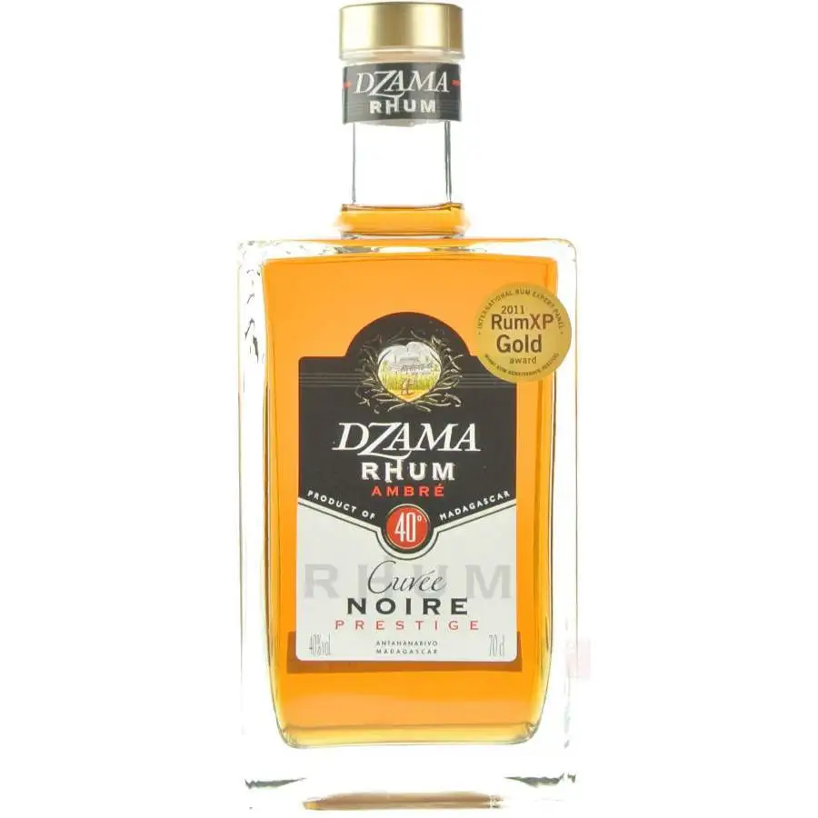 Image of the front of the bottle of the rum Rhum Cuvée Noire Prestige