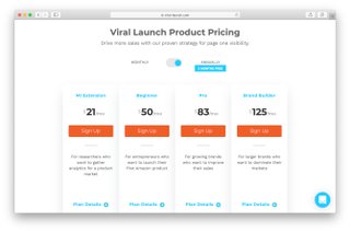 viral launch pricing tiers