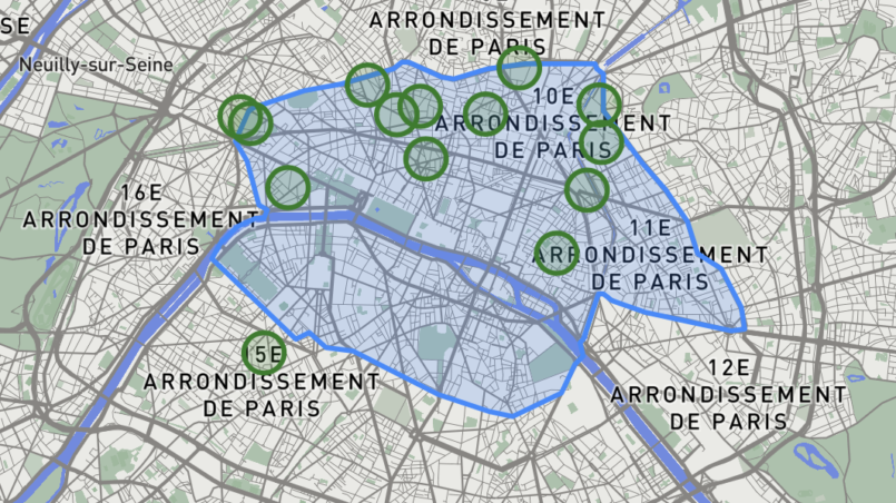 Carte Des 14 Zones No Stress Du Stationnement A Paris