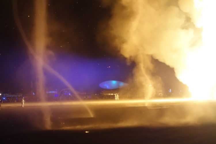 Burning Man Fire Tornado