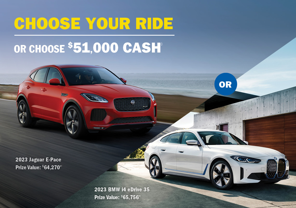 Choose your ride, or choose $51,000 cash.