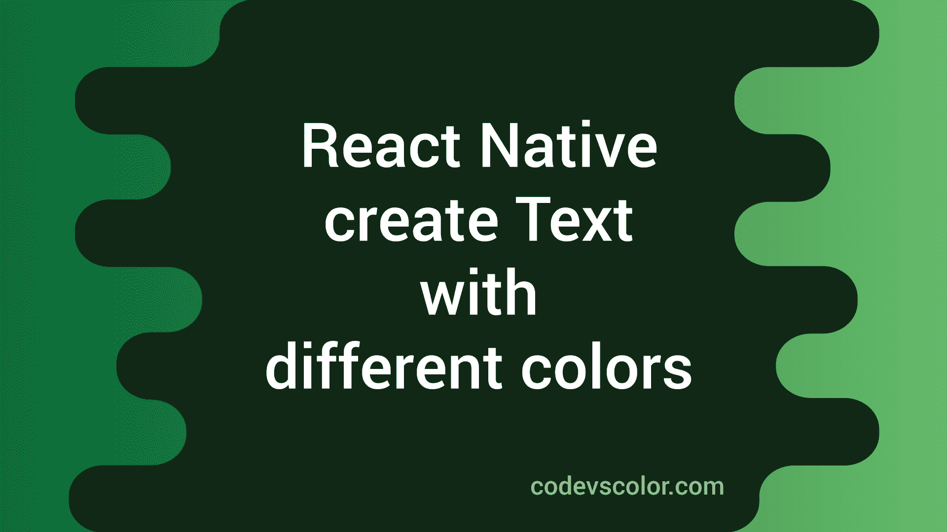 react-native-example-to-create-text-with-different-colors-or