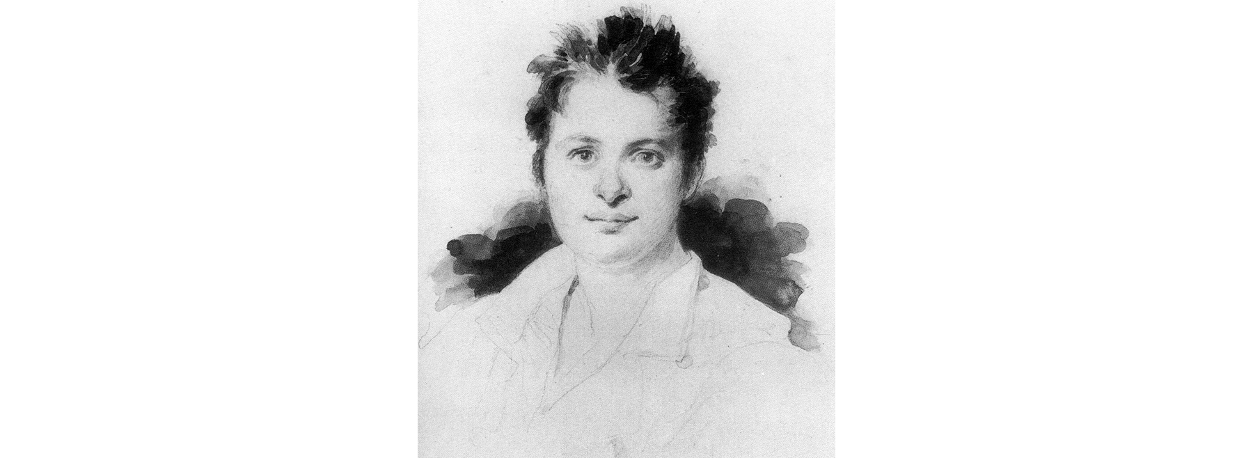 Портрет Оноре де Бальзака, Ашиль Девериа (ок. 1825)