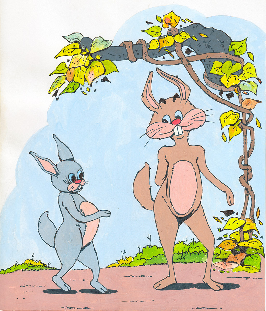 Bunty Rabbit Runs a Race Again