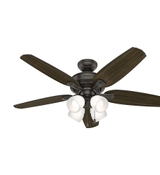 image Channing II 52 in LED Indoor Noble Bronze Ceiling Fan with Light Kit