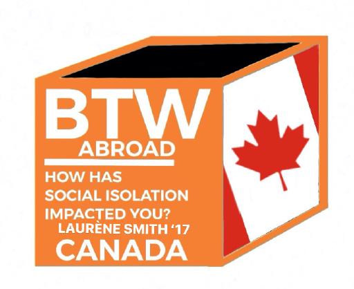 Graphic with Canadian flag
