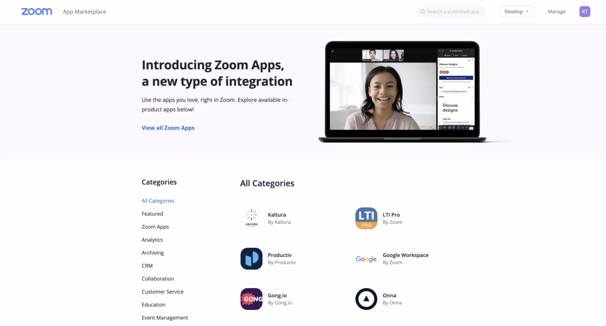 Zoom App Marketplace
