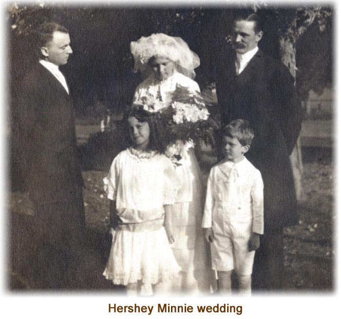 Hershey and Minnie's wedding.