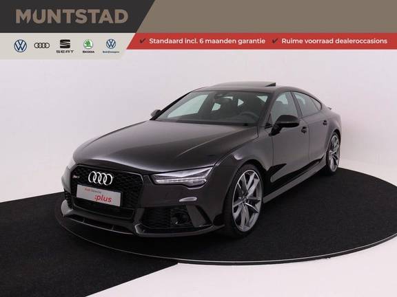Audi A7 Sportback 4.0 TFSI RS7 605 pk quattro performance | Pano-dak | RS dynamic plus pakket | B&O Advanced sound system | Carbon optiekpakket | 360 camera | Adapt. cruise | Sportdifferentieel |