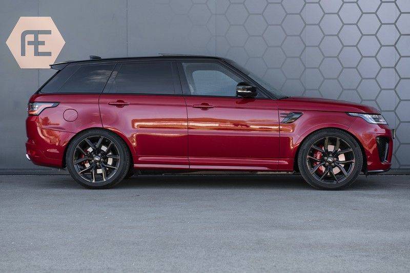 Land Rover Range Rover Sport SVR 5.0 V8 SC Meridian Reference Audio + Head Up + 360 Camera + Gekoelde/Verwarmde voorstoelen + Verwarmde  Achterbank + Carbon Motorkap Met Luchthappers + Ambianceverlichting afbeelding 5