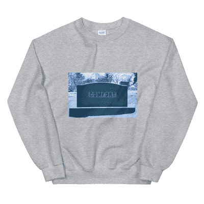 "Comfort" (Unisex, Grey Sweatshirt)